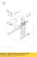 T2102115, Triumph, clip, tuyau, 40-60, inox brillant triumph daytona 595 / 955i daytona 600 & 650 daytona 955i 132513 > rocket iii touring speed four speed triple speed triple 141872 > 210444 speed triple 210445 > 461331 speed triple 885cc955cc (efi) > 141871 thunderbird sport trophy 1215 tr, Nouveau