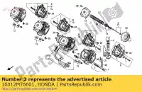 16012MT6601, Honda, set di aghi, getto honda cbr  f cbr600f 600 , Nuovo