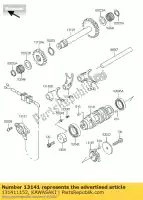 131411152, Kawasaki, changement de tambour klf300-c1 kawasaki klf 300 2000 2001 2002 2003 2004 2005 2006, Nouveau