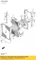 1780026J00, Suzuki, assy de ventilateur, radiat suzuki  an 650 2014 2015 2016 2018, Nouveau