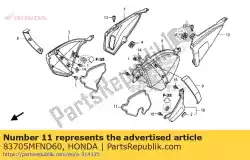 Here you can order the no description available at the moment from Honda, with part number 83705MFND60: