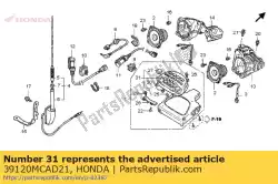 Aquí puede pedir caso comp., superior de Honda , con el número de pieza 39120MCAD21: