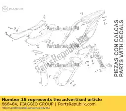 Qui puoi ordinare caja herramientas drd125 09 da Piaggio Group , con numero parte 866484: