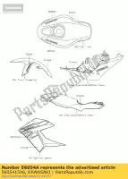 560541506, Kawasaki, mark, zbiornik paliwa, kawasaki br250e kawasaki z 250 2015 2016, Nowy