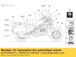 Here you can order the abziehbild lmoto from Piaggio Group, with part number GU03482071: