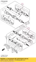 5490131G41, Suzuki, eixo, unidade fr lt-a500x / l1 suzuki  lt a 450 500 700 750 2007 2008 2009 2010 2011 2012 2014 2015 2016 2017 2018, Novo