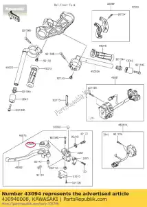 kawasaki 430940008 01 régleur - La partie au fond