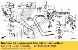 Tutaj możesz zamówić os? Ona, obudowa przepustnicy od Honda , z numerem części 53141HP1000: