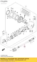 2715140H00, Suzuki, eje, hélice suzuki vz intruder m1500 vz1500 vl1500bt vl1500t vl1500b 1500 , Nuevo