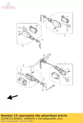 Aqui você pode pedir o lente, pisca-pisca em Yamaha , com o número da peça 5UX833120000: