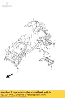 6311244H00, Suzuki, b?otnik, ty? suzuki sfv gladius u  ua aue a sfv650a 650 , Nowy