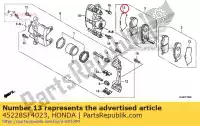 45228SF4023, Honda, shim brake pad honda sxs500m pioneer 500 sxs700m2p sxs700m4p 700 , New