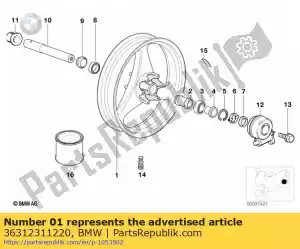 bmw 36312311220 frontwheel - image 9 of 9