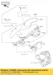 Qui puoi ordinare staffa, rh da Kawasaki , con numero parte 110561253: