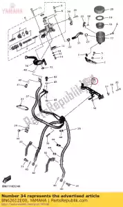 yamaha BN62612E00 soporte - Lado inferior