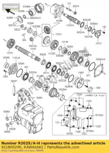 Kawasaki 921800290 podk?adka 20,3x28x1,0 - Dół