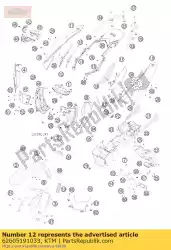 Qui puoi ordinare protezione dal calore r / s cpl. Da KTM , con numero parte 62605191033: