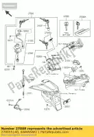 270055140, Kawasaki, interruptor de encendido zx1400a6f kawasaki z zx zzr 1000 1200 1400 2004 2005 2006 2007 2008 2009 2010 2011, Nuevo