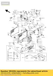 Qui puoi ordinare pipe-water zx500-c1 da Kawasaki , con numero parte 391921039: