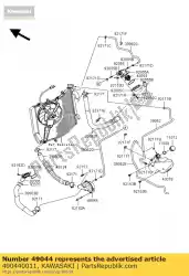 Here you can order the pump-water from Kawasaki, with part number 490440011: