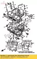 36Y151000000, Yamaha, conjunto de cárter yamaha fj 1100, Nuevo