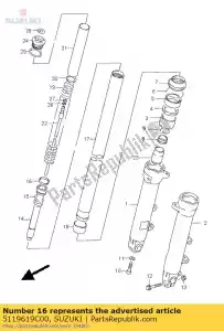 suzuki 5119619C00 pier?cie?, t?ok - Dół