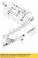 3800041T0301, Triumph, Lager, naald triumph speed triple 1050 2008 2009 2010 2011 2012, Nieuw