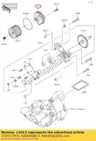 110121915, Kawasaki, tapa, filtro de aceite kawasaki klx  r e s t es f d g sf w klx250 klx250r klx300r tracker klx250s 250 300 125 , Nuevo