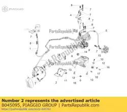 Qui puoi ordinare protezione da Piaggio Group , con numero parte B045095: