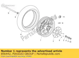Piaggio Group 856442 voorwiel - Onderkant