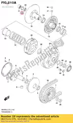 Qui puoi ordinare anello di sicurezza da Suzuki , con numero parte 0833141379: