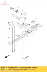 handvat lh van Yamaha, met onderdeel nummer 5D7F61212000, bestel je hier online: