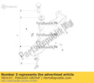 Piaggio Group 583107 wska?nik poziomu - Dół