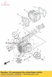 yamaha 1P6E11810000 guarnizione, testata 1 - Il fondo