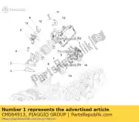 CM084913, Piaggio Group, throttle body with electronic control unit vespa lx s zapm68300, zapm68303 125 2012 2016, New