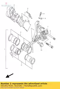 Suzuki 5910027830 zestaw uszczelek, t?ok - Dół