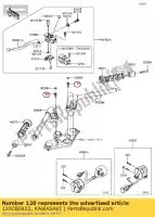 120CB0822, Kawasaki, gniazdo ?rubowe, 8x22 ex250k8f kawasaki  ninja 250 300 2008 2009 2010 2011 2013 2014 2015 2016 2017, Nowy