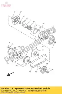 yamaha 9050150X0200 primavera (278-13169-00) - Il fondo