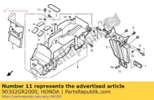 honda 90302GR2000 boltwasher, 5x16 - Lado inferior