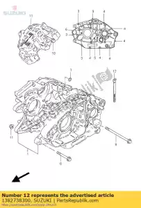 suzuki 1382738300 braçadeira, ar limpo - Lado inferior