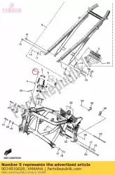 schroef van Yamaha, met onderdeel nummer 9014910029, bestel je hier online: