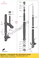 BN62310210, Yamaha, Front fork assy (lh) bwp1 yamaha yzf600 yzfr6 yzfr6l yzf600l 600 , New