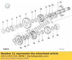 sluitring - 31x1,5 van BMW, met onderdeel nummer 23211451154, bestel je hier online: