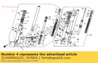 51400MAJG41, Honda, fork assy, ??r fr honda st pan european a  st1100a 1100 , Nieuw