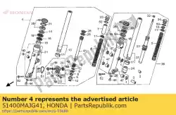 Here you can order the fork assy,r fr from Honda, with part number 51400MAJG41: