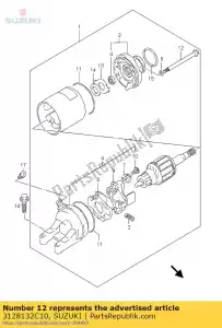 suzuki 3128132C10 tornillo - Lado inferior