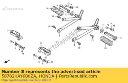 Tutaj możesz zamówić brak opisu w tej chwili od Honda , z numerem części 50702KAY600ZA: