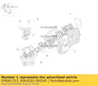 CM081723, Piaggio Group, cuerpo del acelerador con e.c.u.     , Nuevo