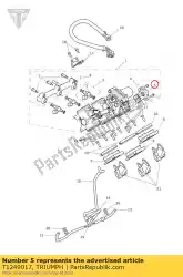 Here you can order the sensor set throttle from Triumph, with part number T1249017: