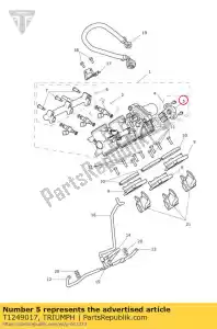 triumph T1249017 sensor set throttle - Bottom side